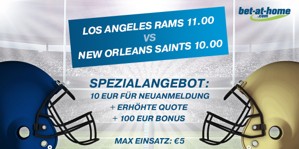 Nfl Playoffs Bei Bet At Home 10 0 Auf Saints Oder 11 0 Auf Rams