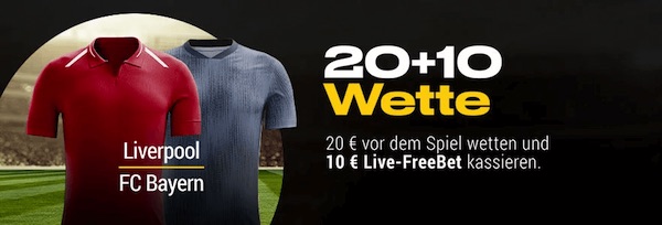 Freiwetten Angebot von Bwin zu LFC vs. FCB