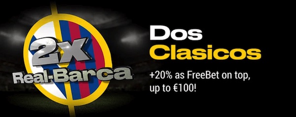 Dos Clasicos Aktion von Bwin