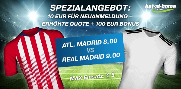 Bet-at-home Boost Atletico Real