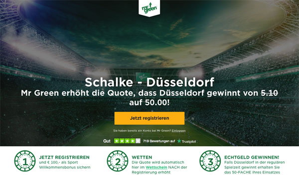 Mr Green Wette Schalke Fortuna