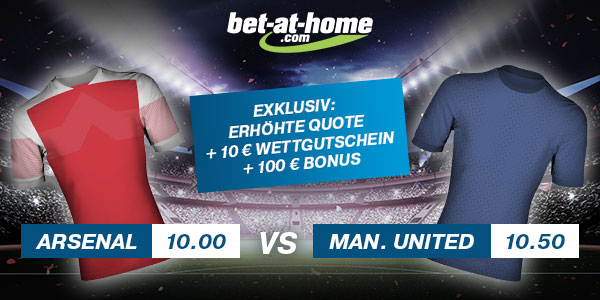 Bet at Home Wette Arsenal Manchester