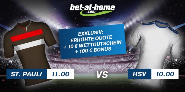 Bet at home Spezialangebot zum Hamburger Derby