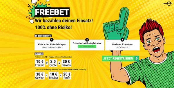 Allgemeine Erklärungen zur Cashpoint Freebet