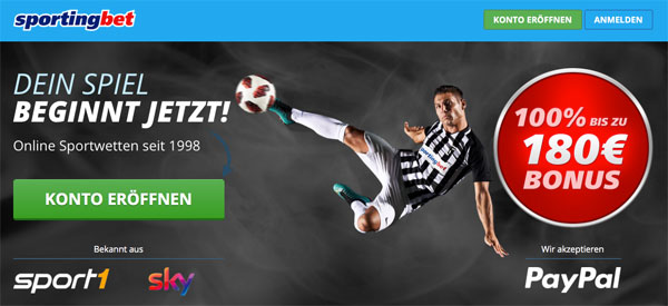 Sportingbet Wette Quotenboost
