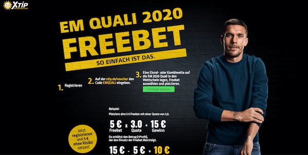5€ von XTiP zum EM Quali Start