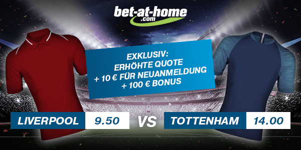 Quotenboost Liverpool Tottenham Bet-at-home