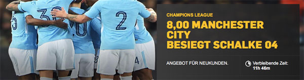 Top wette mancity schalke Betfair