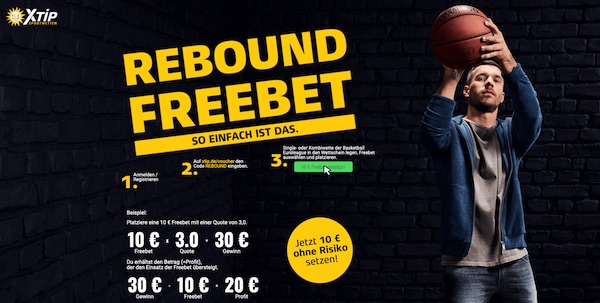 10€ ohne Einzahlung bei XTiP mit dem Code "REBOUND"