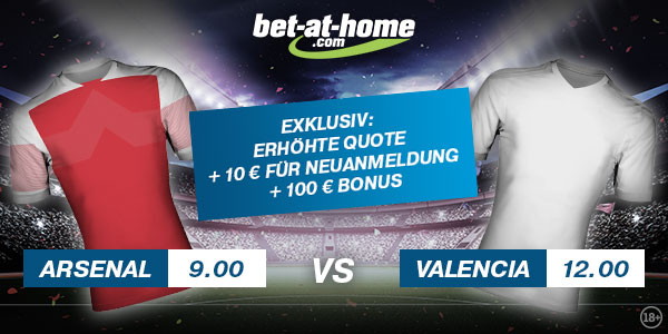 Arsenal Valencia Wette Einstiegswette