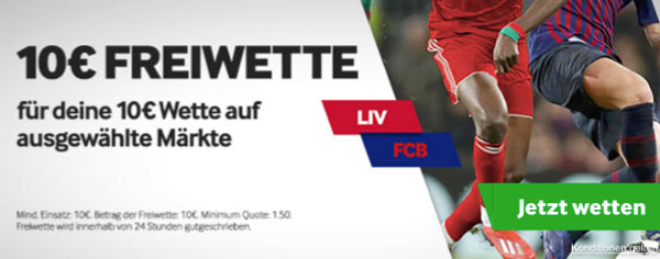 Liverpool Wette Barcelona Betway