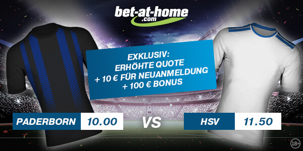 Paderborn HSV Quotenboost Bet-at-home
