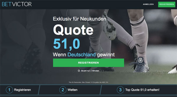BetVictor Wette Deutschland