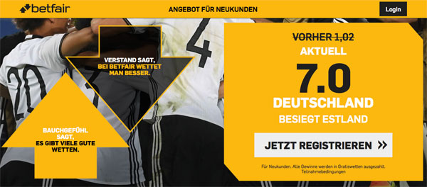 Betfair Wette Deutschland