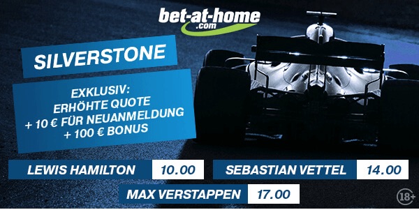 Silverstone Quotenboost bei Bet at home