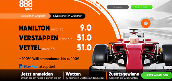 Formel 1 Wette Silverstone