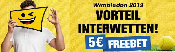 5€ bei Interwetten für Wimbledon