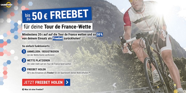 Cashpoint Promo zur TdF