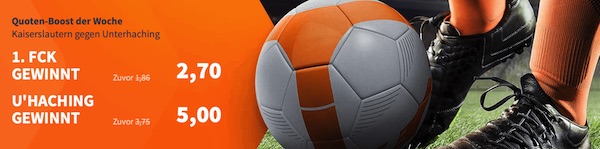 Betsson Quotenboost der Woche