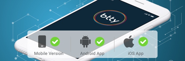 Infografik zum mobilen Angebot bei btty