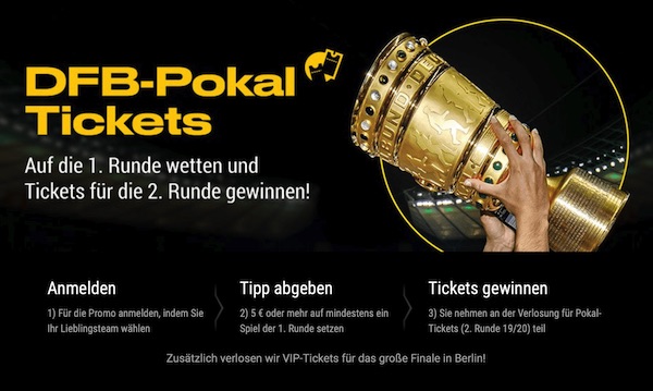 Bwin DFB-Pokal Tickets gewinnen