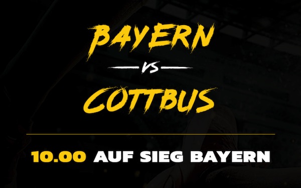 Energybet Cottbus gegen Bayern Quotenboost 