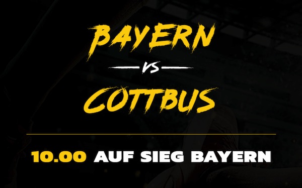 Energybet Cottbus gegen Bayern Quotenboost