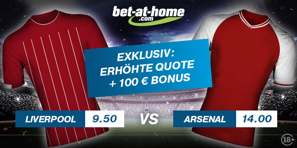 Liverpool Arsenal Bet at home Premier League