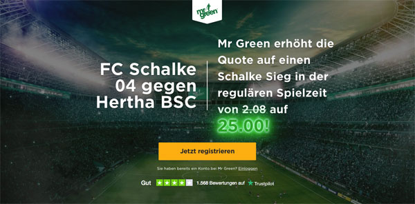 mr green wette schalke hertha