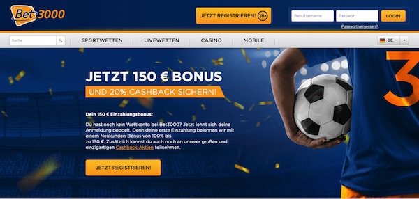 Bet3000 Bonus Bet3000 Bonus
