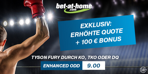 Bet-at-home Boost zu Fury-Wallin
