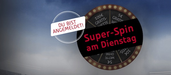 Wöchentliche Gewinne Tipico Super Spin
