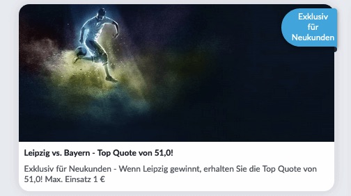 BetVictor erhöht due Quote auf Leipzig besiegt Bayern
