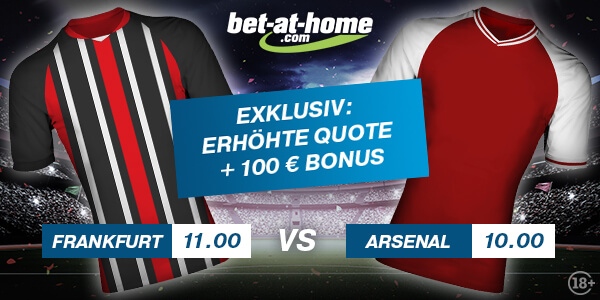 Quotenboost Frankfurt Arsenal Bet-at-home