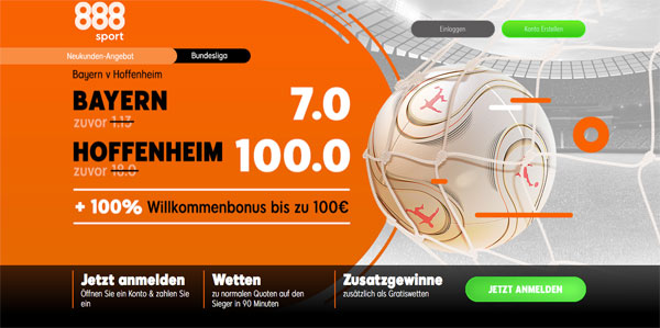 Wette Bayern Hoffenheim 888sport