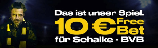 10 Euro von Bwin zu Schalke gegen BVB