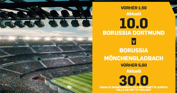 betfair wette dortmund gladbach