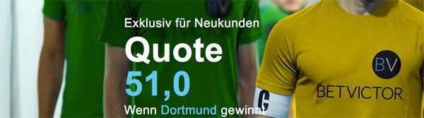 BetVictor Wette Dortmund Gladbach