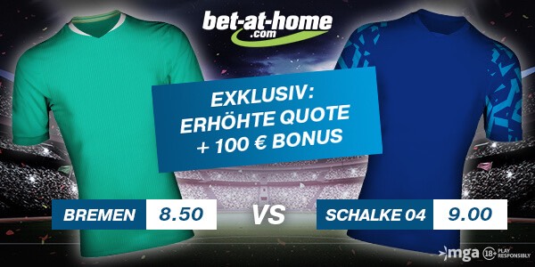 Bet-at-home Bremen gegen Schalke Quotenboost