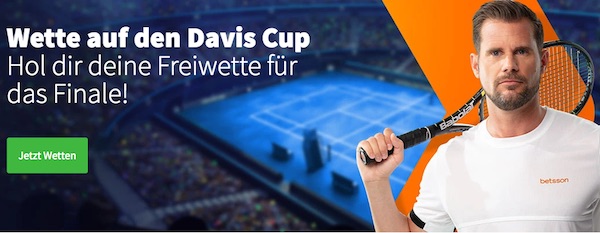 Betsson Freebet Aktion für Davis Cup Finale