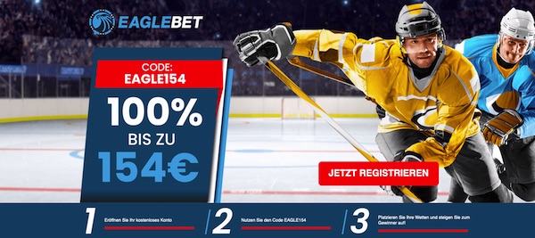 EagleBet Bonus - 154 Euro exklusiv
