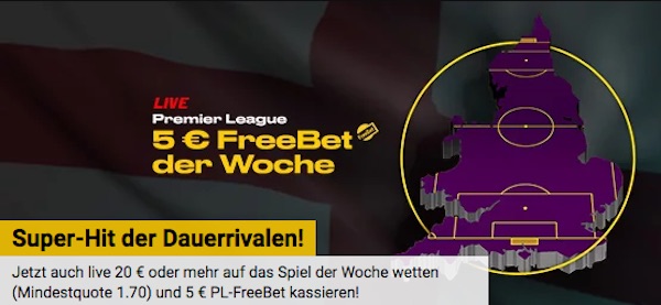 Bwin Gratiswette zu Liverpool gegen Manchester City