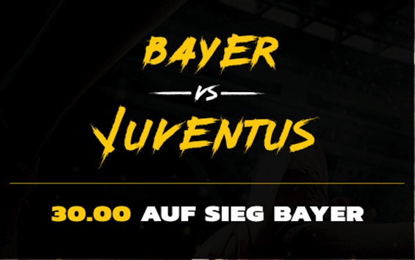 Energybet Bayer Leverkusen Juventus Turin erhöhte Quote wetten