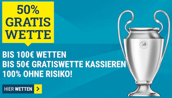 sportwetten.de CL-Aktion zum 6. Spieltag