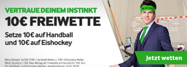 Betway Wette Handball Eishockey Gewinn
