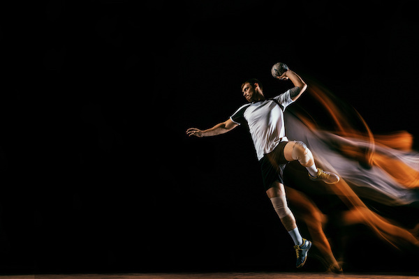 Handballer wirft