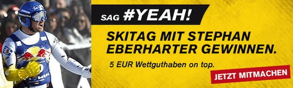 5€ Guthaben + Skigewinnspiel bei Interwetten