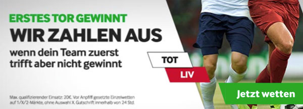tottenham Liverpool Wette Betway Torerfolg Gewinn