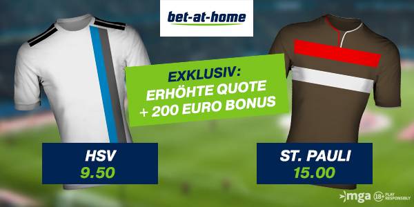 Bet at home Wette HSV St. Pauli
