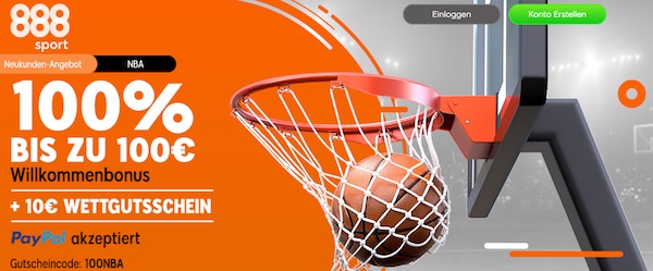 Alternativer 888sport Willkommensbonus mit NBA Special